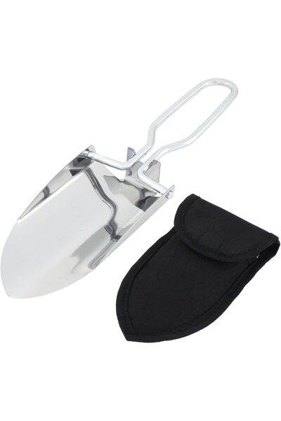 Generic Compact Mini Folding Shovel – Lightweight Stainless Steel Survival Sp...