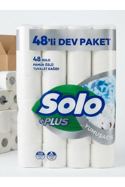 Solo TUVALET KAĞIDI 48 Lİ PAMUK ÖZLÜ