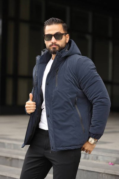 KOCCI New Season Waterproof and Windproof Winter Hooded Men's Jacket