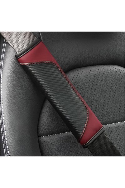 Generic 2PCS Car Seat Belt Cover, Carbon Fiber Seatbelt Shoulder Protection, ...