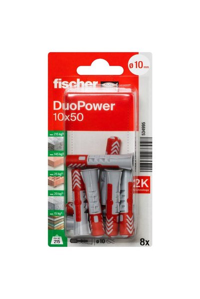 Fischer 534995 DuoPower 10 x 50 K NV Duopower dop 50 mm 10 mm 1 set 534995