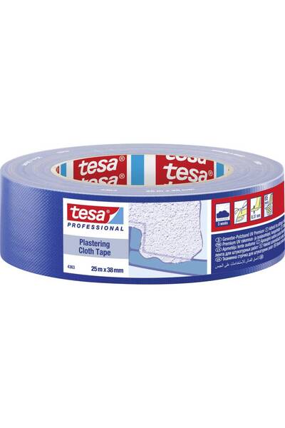 Tesa 04363-00003-02 Bandă de tencuit tesa ®   Albastru Profesional (L x 04363...