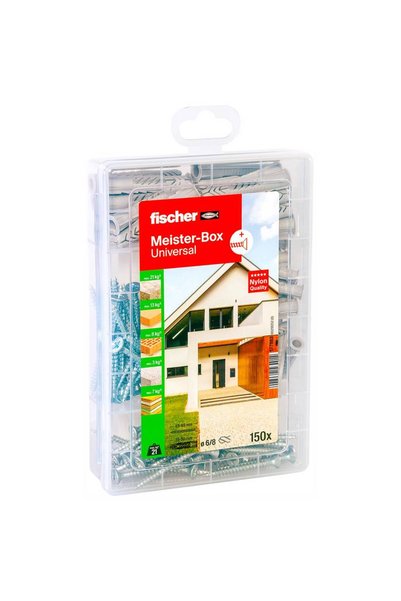 Fischer 577863 Meister-Box Universal + S Cutie organizatoare pentru dibluri 3...