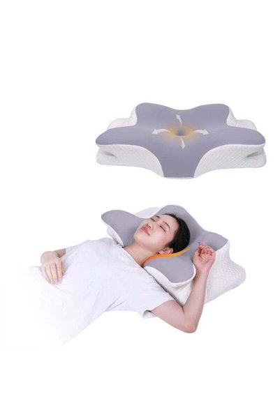 Generic X Shape Memory Foam Cervical Pillow, Ergonomic Contour Neck Support f...