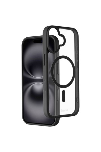 Hama Husă de protecție pentru cadru Apple iPhone 17 Negru, compatibilitate Ma...