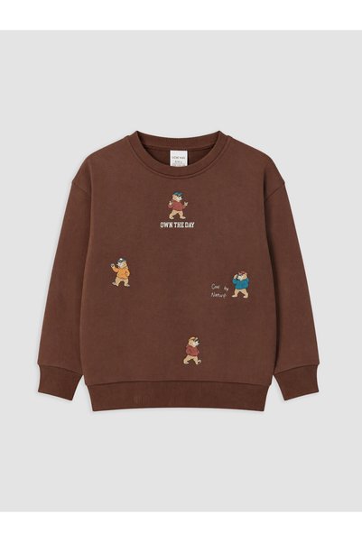 LC Waikiki Printed Boys' Thick Sweatshirt for Style Enthusiasts from Uzg Store