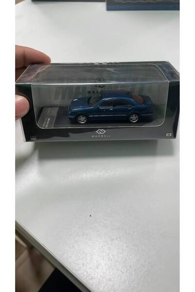 Timemicro MaxWell Mercedes-Benz E-Class W210 Navy Blue 1:64 Metal Model Car