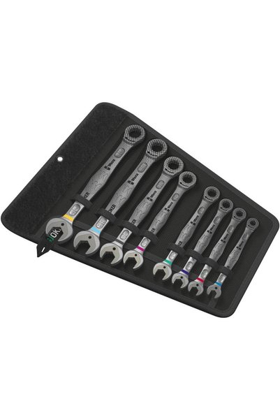 wera 05020012001 Set de chei cu clichet tip picior de cioară Joker, 8 piese S...