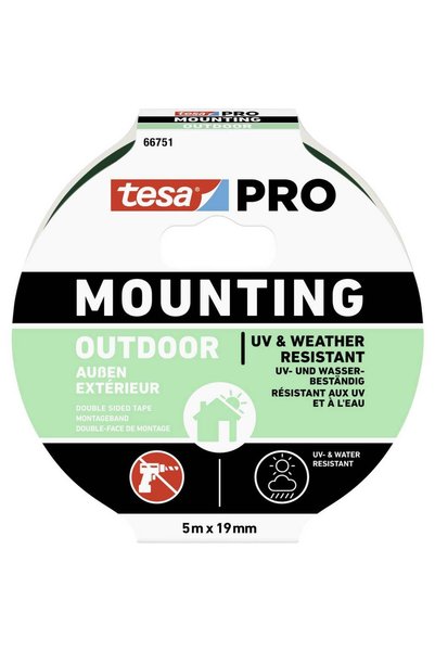 Tesa Montaj PRO Outdoor 66751-00001-00 Bandă industrială Transpar 66751-00001-00