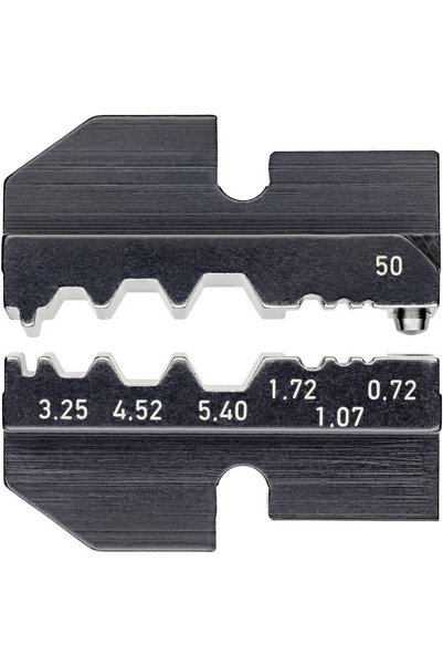 Knipex 97 49 50 Conector coaxial cu inserție prin sertizare RG174, RG58, RG18...