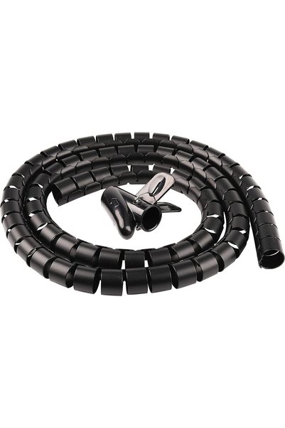 Generic Cable Management Sleeve Organizer Zipper Cord Organizer Spiral Windin...