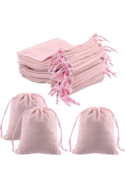 Dokeno 20 Pieces Jewelry Pouches, Velvet Bag, Velvet Drawstring Bags, mMorbid...