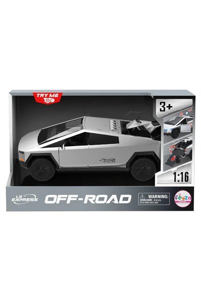 Feyza Oyuncak | 1:16 Scale Cyber Truck and Mini ATV Set with Sounds, Lights, ...