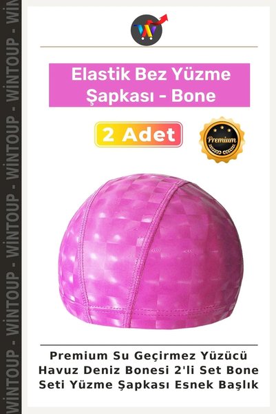 Wintoup Set de 2 căști de înot impermeabile premium pentru piscină și mare, s...