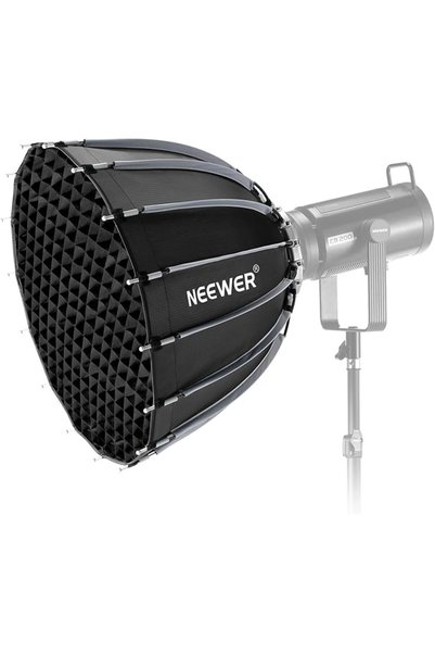 NEEWER Basics Parabolic Softbox Bowens Mount, 47" Quick Release Soft Box Ligh...