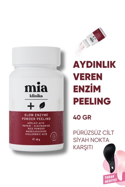 mia klinika Arındırıcı ve Aydınlatıcı Enzim Peeling Toz Temizleyici