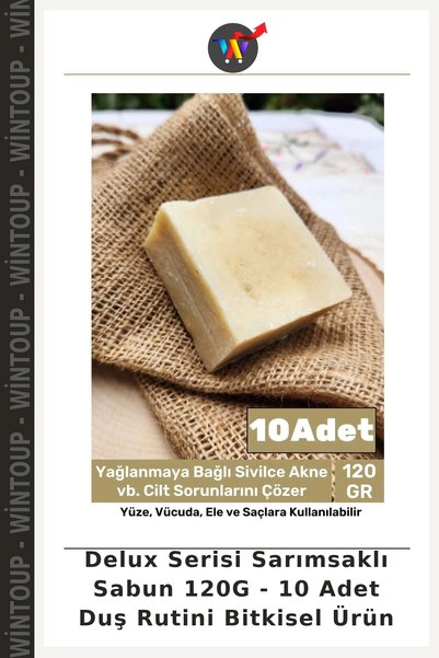 Wintoup Deluxe Series Garlic Soap 120G - 10-Pack Shower Routine Botanical Pro...