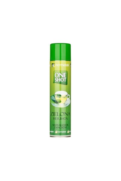 NORMATEC Odorizant de aer NORMATEK One Shot, efect dublu, ceai verde, 600ml