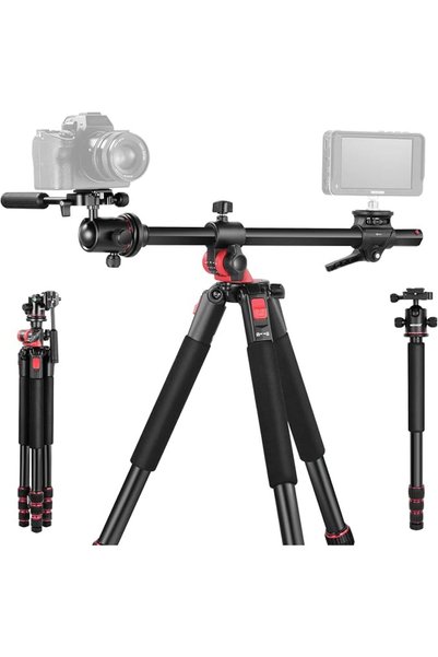 NEEWER 90 Inch Tall Overhead Horizontal Camera Tripod Monopod, TP63