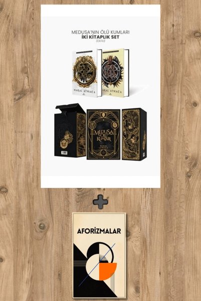 Tekhne Yayınları Aforizmalar + Medusa’nın Ölü Kumları İki Kitaplık Set (Ciltli) / Maral Atmaca