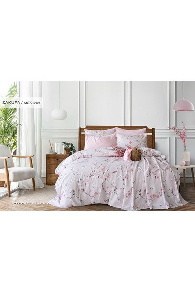 Minteks 100% COTTON DOUBLE-SIZE Pique Bedspread Set Bed Sheet: 220x240 cm Pillowcase: 50x70 cm (2 pieces)