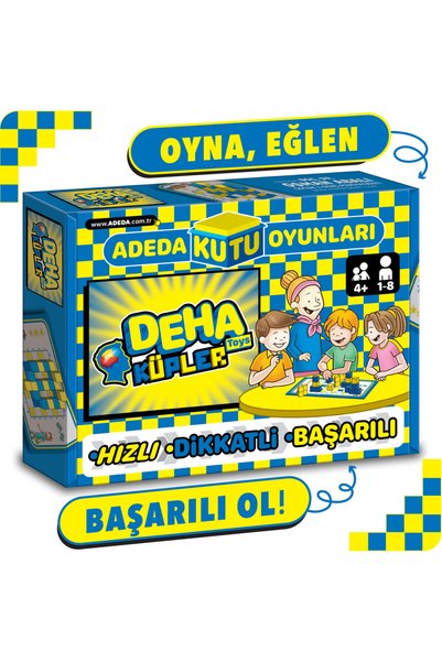 Adeda Kutu Oyunları Deha Toys Küpler Mavi