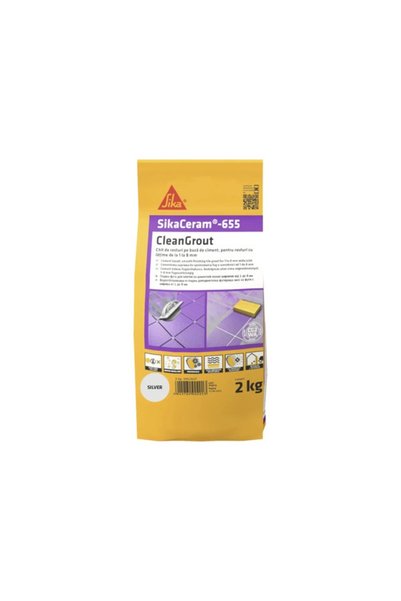Sika Chit de rosturi gresie și faianță SikaCeram 655 CleanGrout Silver, 2 kg