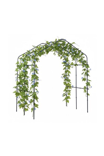 Relaxdays Spalier pentru plante cățărătoare, Relaxdays, metal, negru/verde, 2...