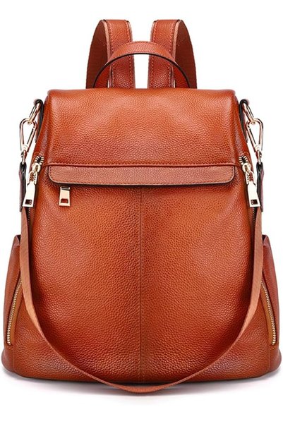 Kattee Women's Anti-Theft Backpack Purse Genuine Leather Shoulder Bag Fashion...