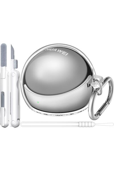 R-fun for Huawei FreeClip 2 S Case with Cleaner Kit,Military-Grade Shockproof...