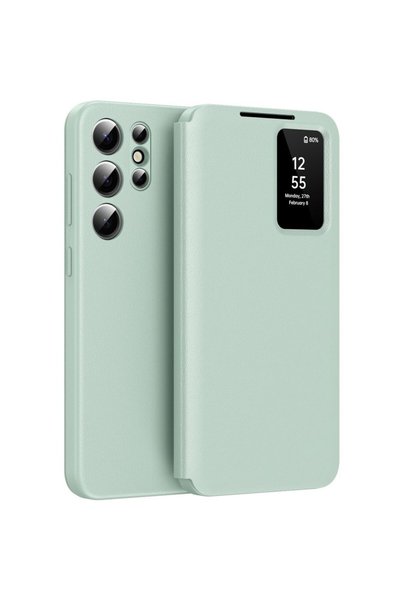 XGSM Калъф за телефон за Samsung Galaxy S25 Ultra, зелен, с отделения за карт...