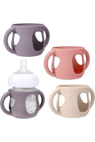 Generic 3 Pack Silicone Sleeves for Avent Baby Bottles - Anti Breakage Baby B...