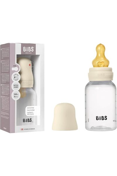 Bibs Baby Bottle 150 ml Natural Rubber Teat - Baby Bottle Set Anti-Colic BPA ...