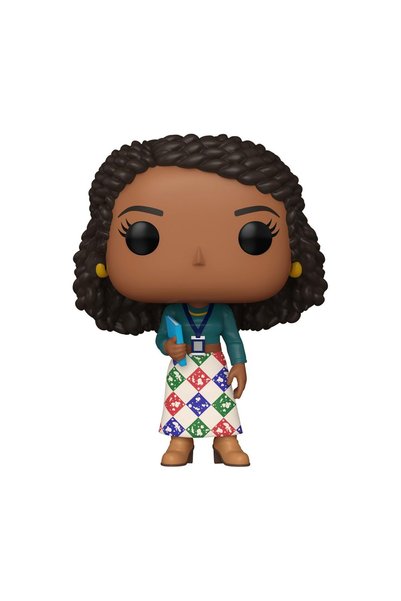 Funko Pop! Televiziune: Abbott Elementary - Janine Teagues # Figurină de vini...