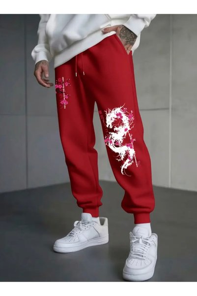 NIGRUM PARDUS PLUS-SIZE DRAGON PRINT 100% Cotton 3-Ply WINTER OUTDOOR MEN'S S...