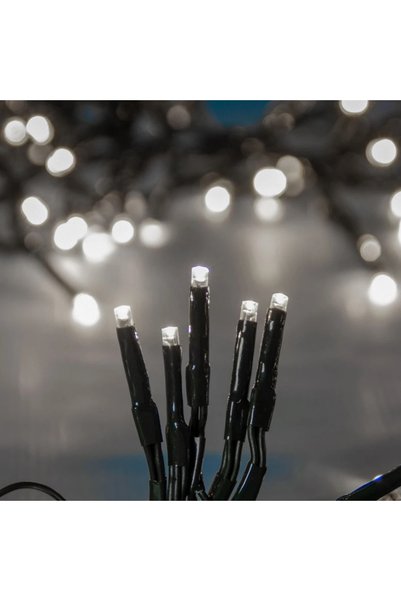 Belora Instalatie de Lumini cu 500 de Becuri LED Inerconectabila 28,05m - Alb...