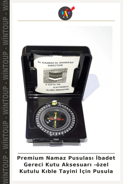 Wintoup Busolă premium pentru rugăciune – accesoriu religios pentru orientare...