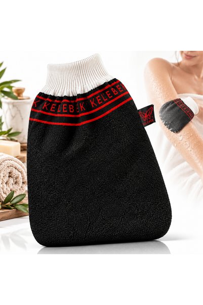 Kelebek Kese Manusa Exfolianta Turceasca Kese Kelebek, Neagra, Textura Groasa...