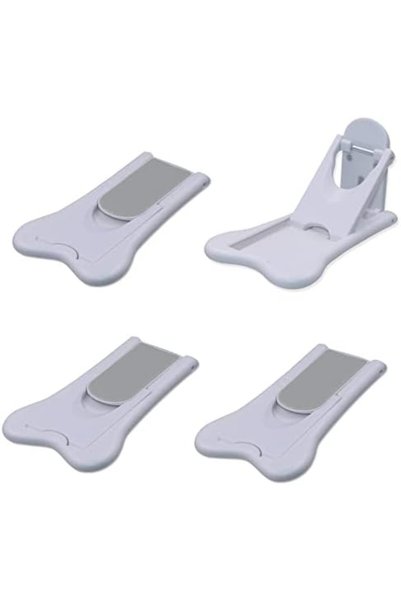 Bukela 4 Pack Sliding Door Lock for Child Safety, Window Stoppers for Vertica...