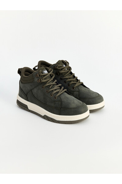 LC Waikiki Lcw Steps Khaki Boys' Boots with Nevavm Difference