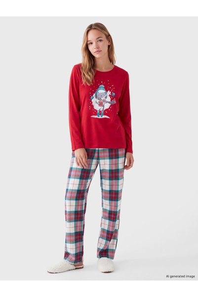 LC Waikiki Λαμπερές επιλογές από το Shining Store: Γυναικείο σετ πιτζάμας με ...