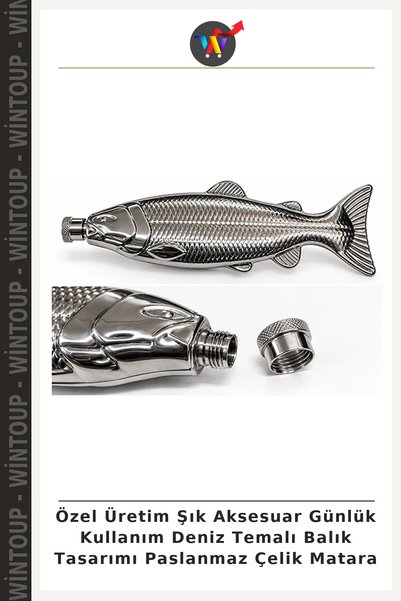 Wintoup Custom-Made Stylish Accessory for Everyday Use: Marine-Themed Fish De...