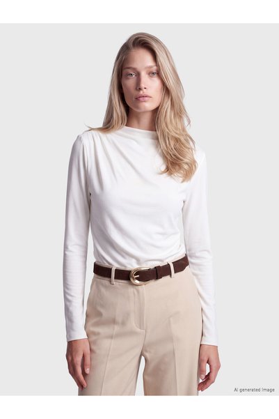 LC Waikiki Two Mt Shop Quality Lcw Vision Ecru Combed Cotton Plain Super Skin...