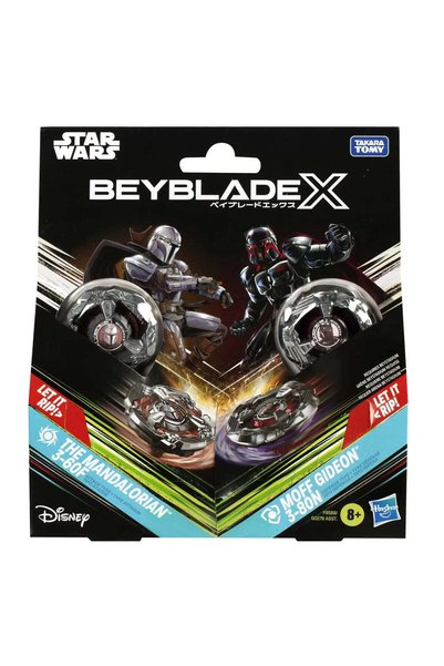 Hasbro Beyblade x star wars pachet duo the mandalorian 3-60f si moff gideon 3...