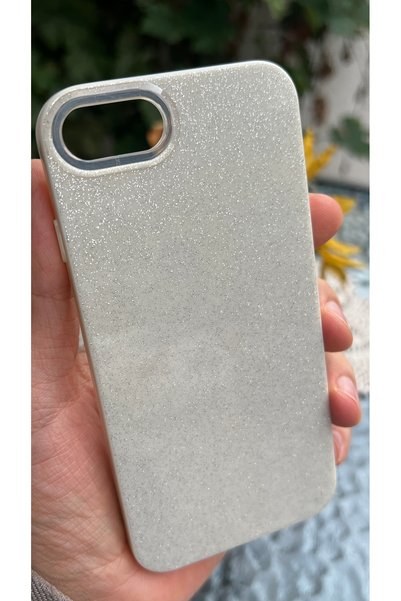 EDELFU Compatible with iPhone 7, 8, and SE - Glittery Silicone Protective Cas...