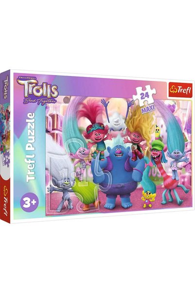 Trefl Puzzle 24 maxi in lumea trolilor