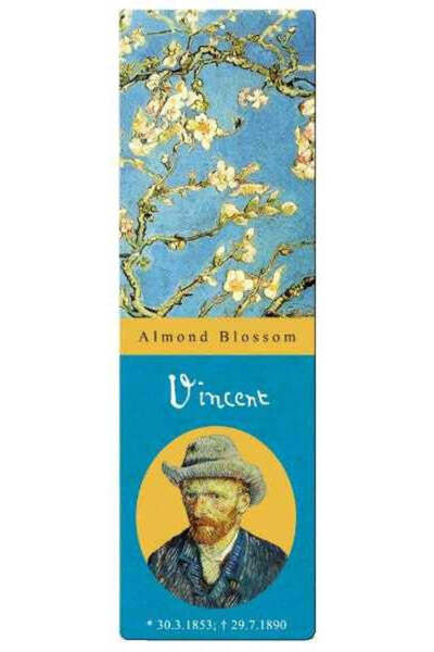 Fridolin Semn de carte Van Gogh Ramuri de migdal inflorit,