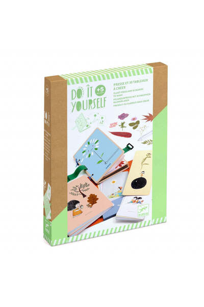 djeco Joc creativ DIY Decoratii din flori naturale,