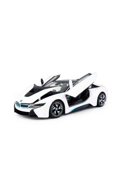 Rastar Masinuta metalica bmw i8 alba scara 1 la 24