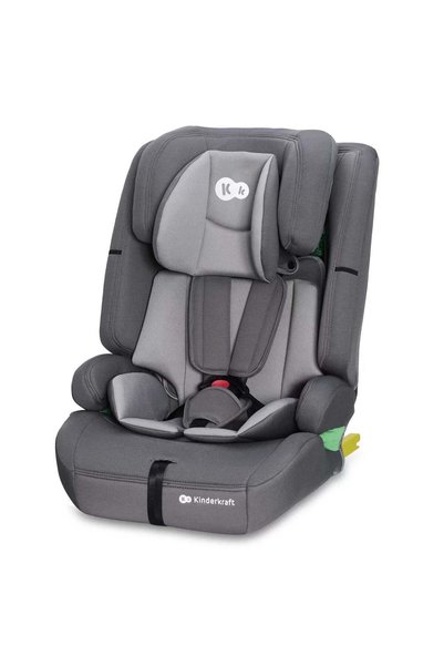 Kinderkraft Scaun auto i-size, 76-150 cm, fixare de siguranță 2, gri
